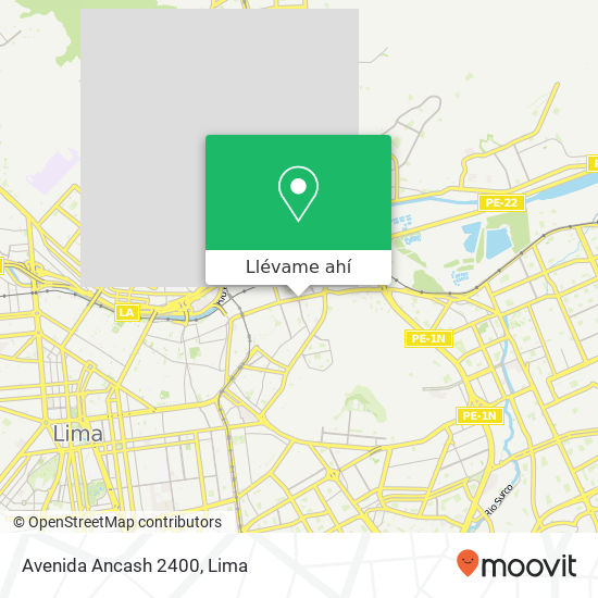 Mapa de Avenida Ancash 2400
