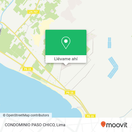 Mapa de CONDOMINIO PASO CHICO