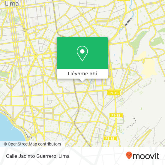 Mapa de Calle Jacinto Guerrero