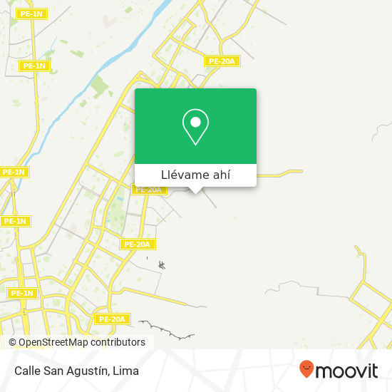 Mapa de Calle San Agustín