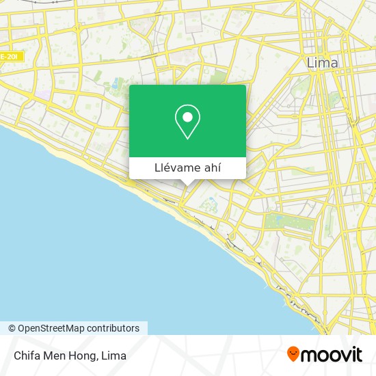 Mapa de Chifa Men Hong