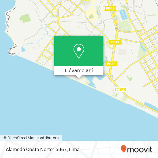 Mapa de Alameda Costa Norte15067