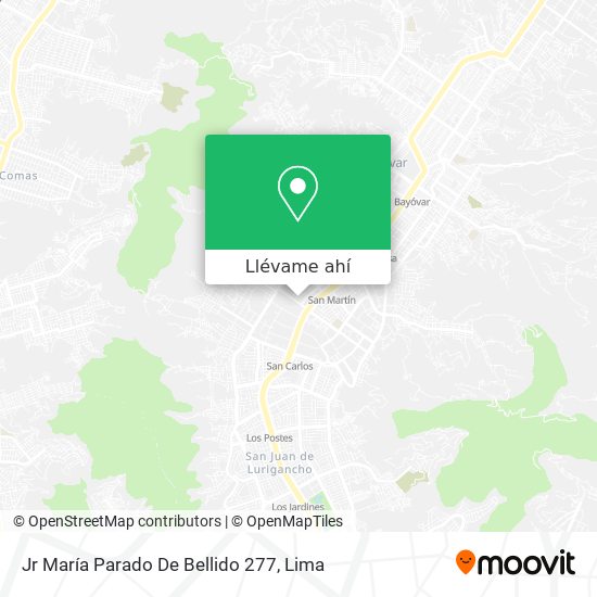 Mapa de Jr María Parado De Bellido 277
