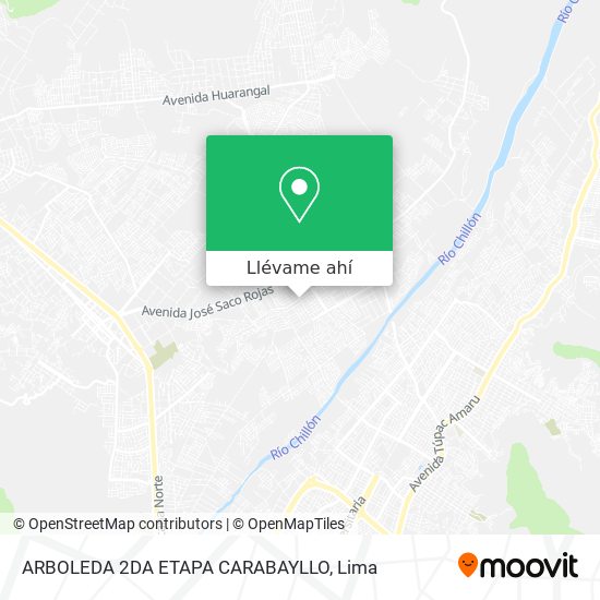 Mapa de ARBOLEDA 2DA ETAPA   CARABAYLLO