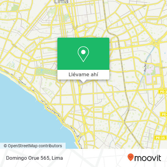 Mapa de Domingo Orue 565