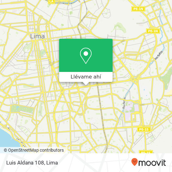 Mapa de Luis Aldana 108