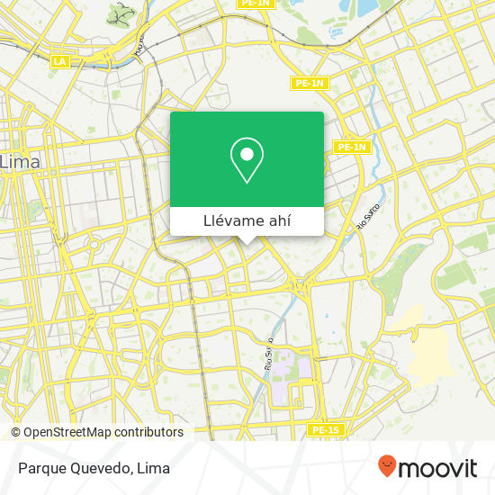 Mapa de Parque Quevedo
