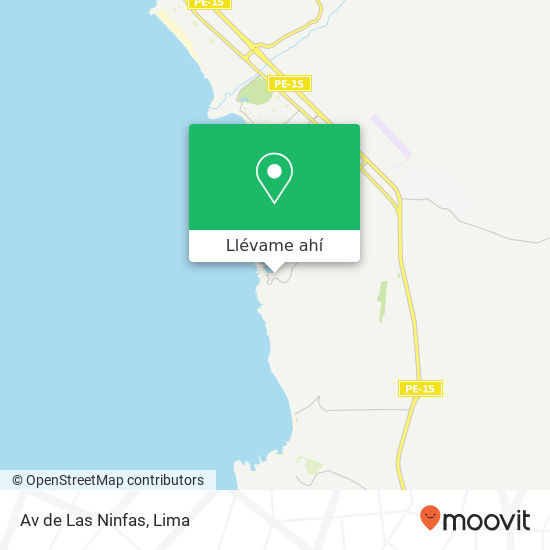 Mapa de Av  de Las Ninfas