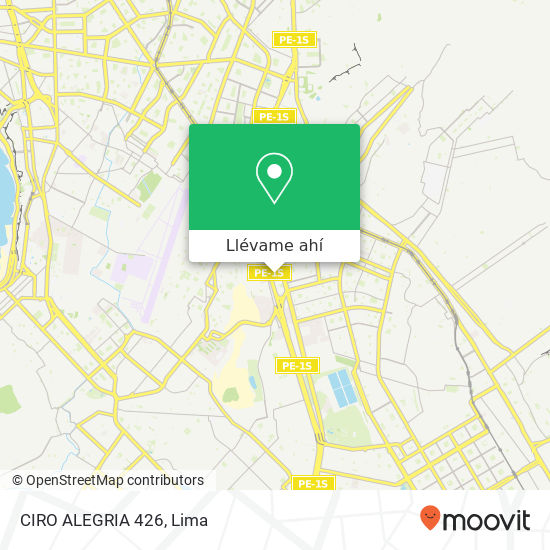 Mapa de CIRO ALEGRIA 426