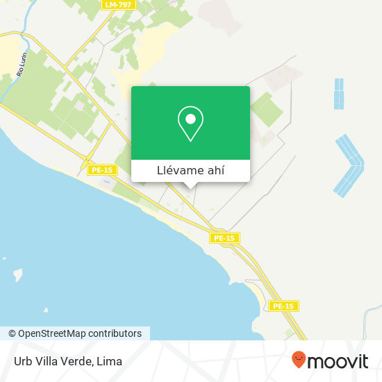 Mapa de Urb Villa Verde