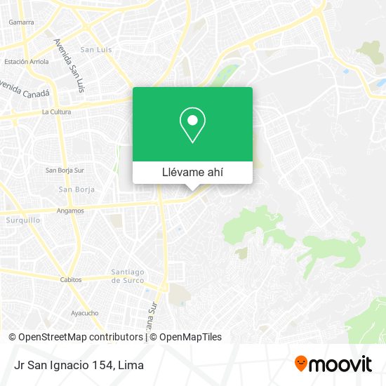 Mapa de Jr  San Ignacio 154