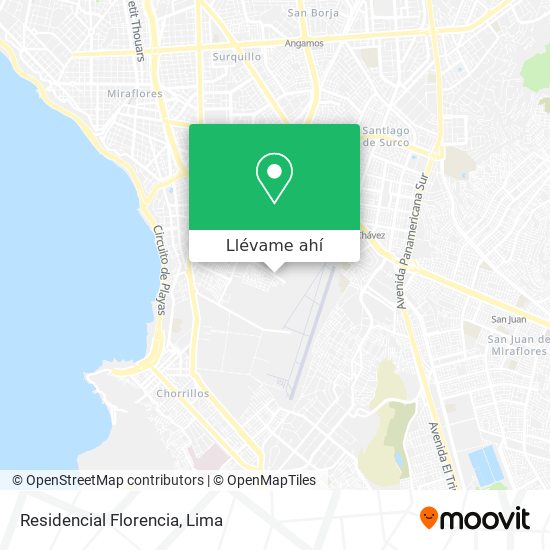 Mapa de Residencial Florencia