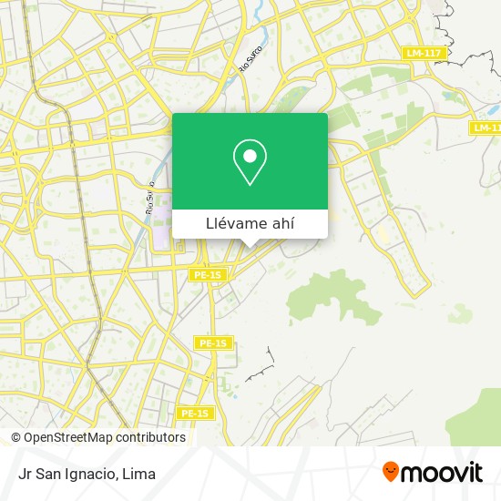 Mapa de Jr San Ignacio