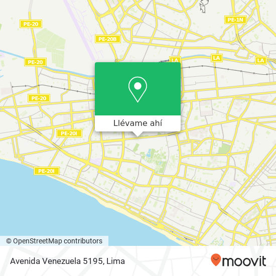 Mapa de Avenida Venezuela 5195