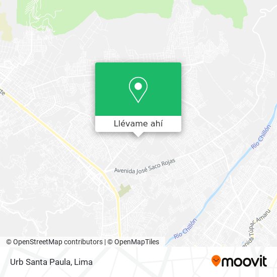 Mapa de Urb  Santa Paula