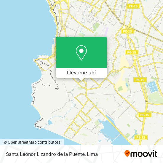 Mapa de Santa Leonor  Lizandro de la Puente