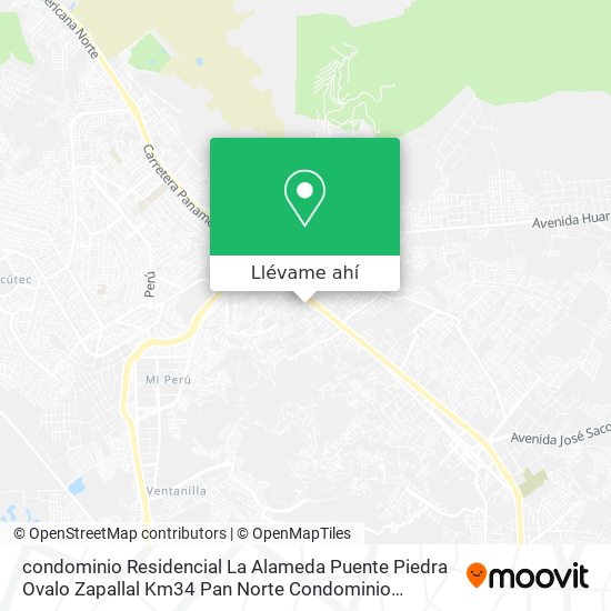 Mapa de condominio Residencial La Alameda Puente Piedra  Ovalo Zapallal Km34 Pan Norte Condominio Residenci