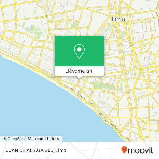 Mapa de JUAN DE ALIAGA 300