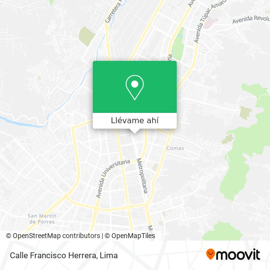 Mapa de Calle Francisco Herrera