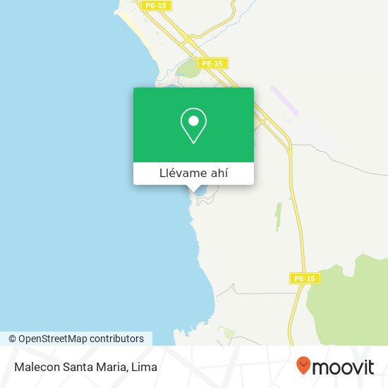 Mapa de Malecon Santa Maria