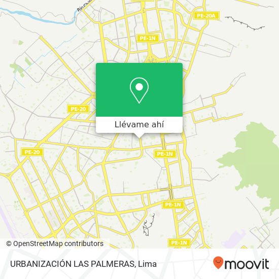 Mapa de URBANIZACIÓN LAS PALMERAS