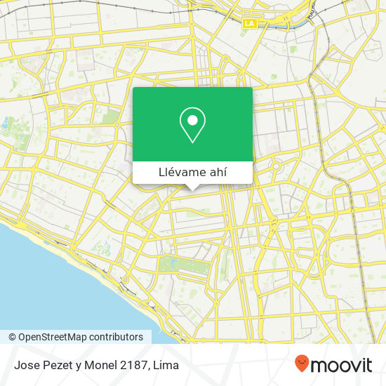 Mapa de Jose Pezet y Monel 2187