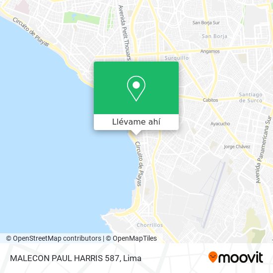 Mapa de MALECON PAUL HARRIS 587