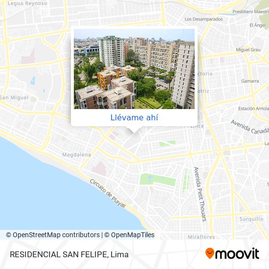 Mapa de RESIDENCIAL SAN FELIPE