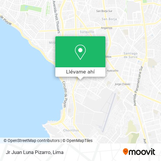 Mapa de Jr  Juan Luna Pizarro
