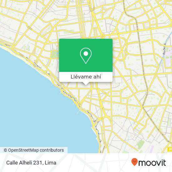 Mapa de Calle Alheli 231