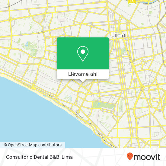 Mapa de Consultorio Dental B&B