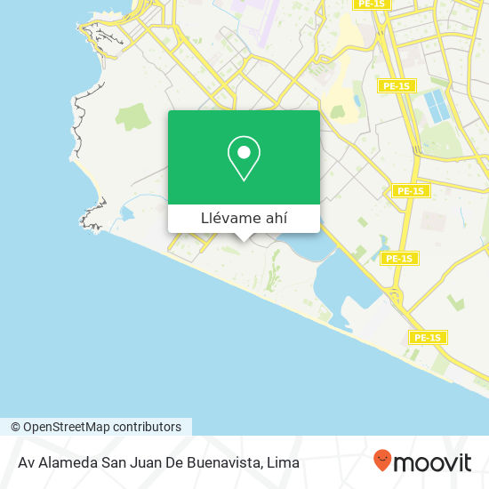 Mapa de Av  Alameda San Juan De Buenavista