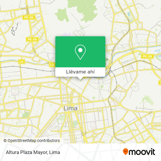 Mapa de Altura Plaza Mayor