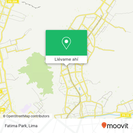 Mapa de Fatima Park