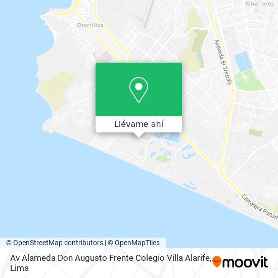 Mapa de Av  Alameda Don Augusto   Frente Colegio Villa Alarife