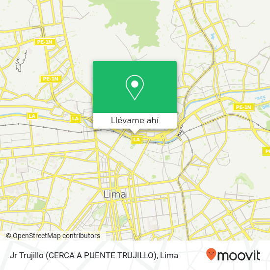 Mapa de Jr  Trujillo (CERCA A PUENTE TRUJILLO)
