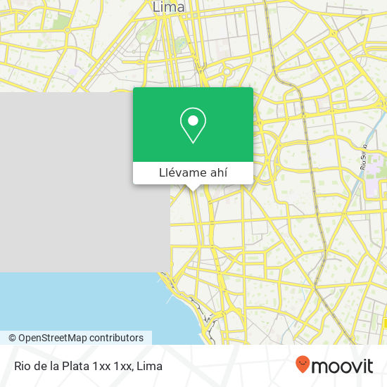 Mapa de Rio de la Plata 1xx   1xx