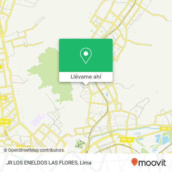 Mapa de JR  LOS ENELDOS   LAS FLORES