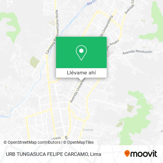 Mapa de URB  TUNGASUCA FELIPE CARCAMO