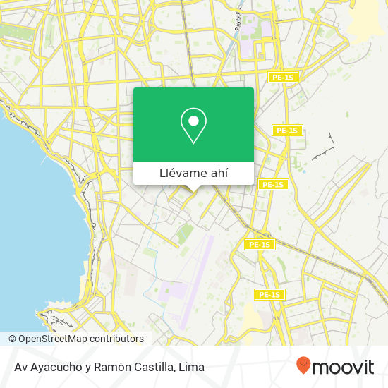 Mapa de Av  Ayacucho y Ramòn Castilla