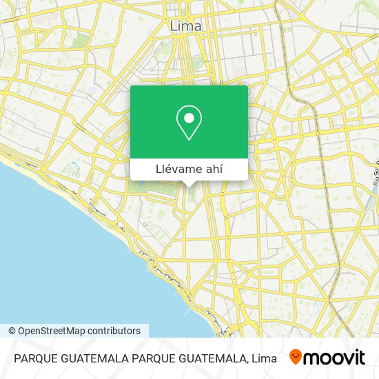 Mapa de PARQUE GUATEMALA PARQUE GUATEMALA