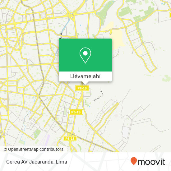 Mapa de Cerca AV  Jacaranda