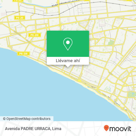 Mapa de Avenida PADRE URRACA