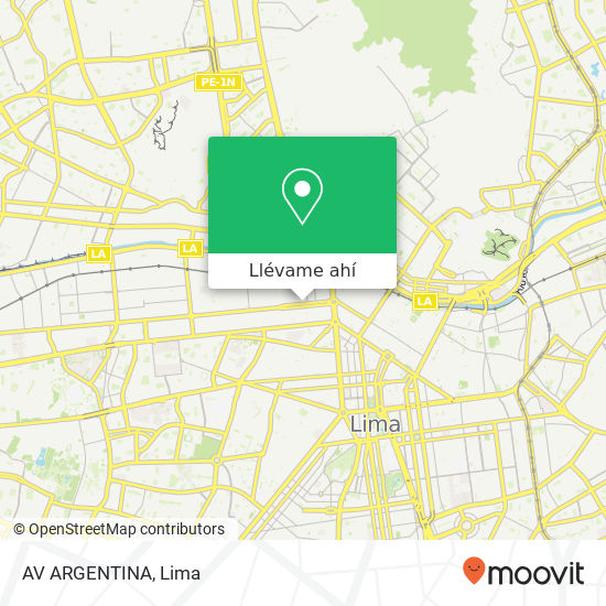 Mapa de AV  ARGENTINA
