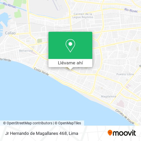 Mapa de Jr  Hernando de Magallanes 468