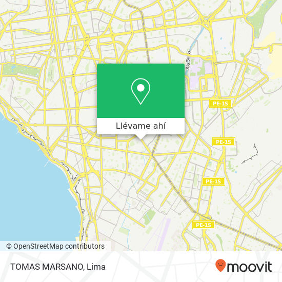 Mapa de TOMAS MARSANO