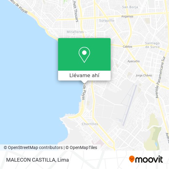 Mapa de MALECON CASTILLA