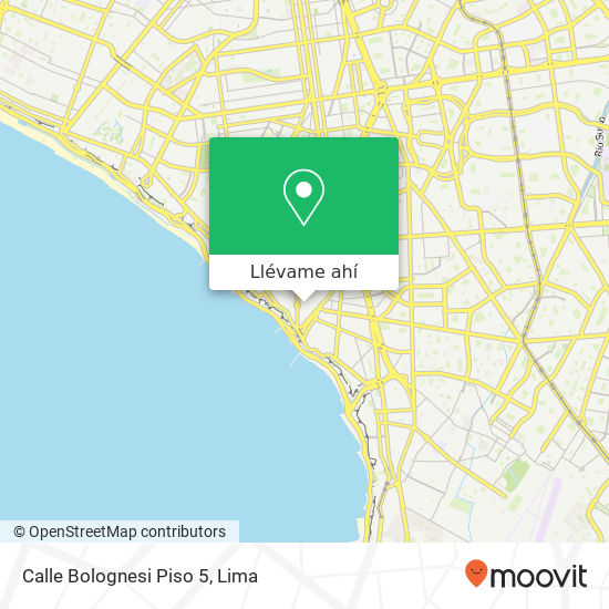 Mapa de Calle Bolognesi   Piso 5