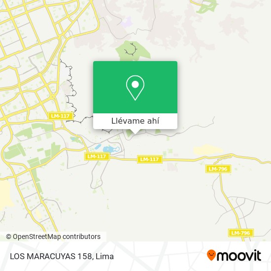 Mapa de LOS MARACUYAS 158