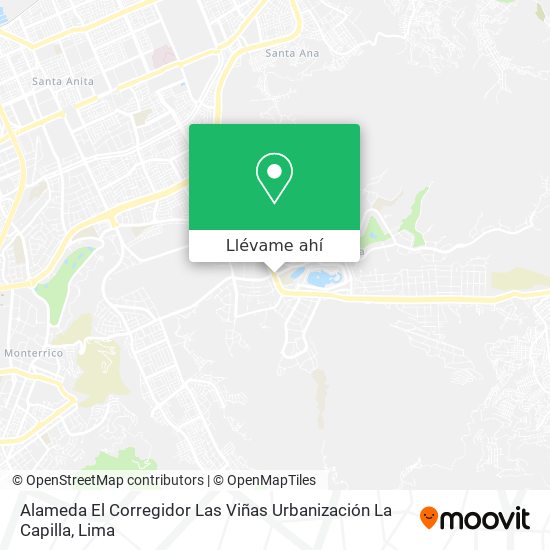 Mapa de Alameda El Corregidor Las Viñas Urbanización La Capilla